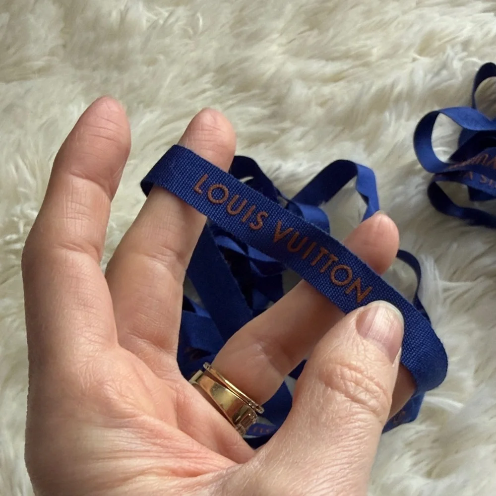 Louis Vuitton Navy Blue Ribbon  (102”)